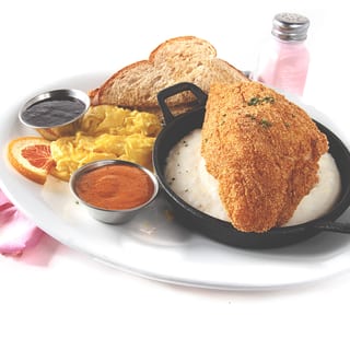 Catfish Eggs & Grits